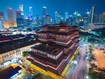 Mãn nhãn với ngôi chùa phong cách đời Đường tại Singapore